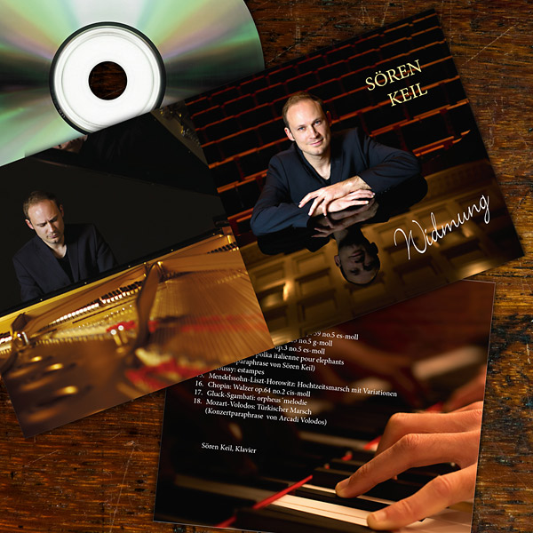 Gestaltung CD Cover und Booklet